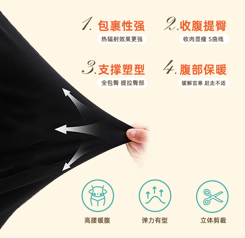 秘伴裤-经期款（远红外高腰版）